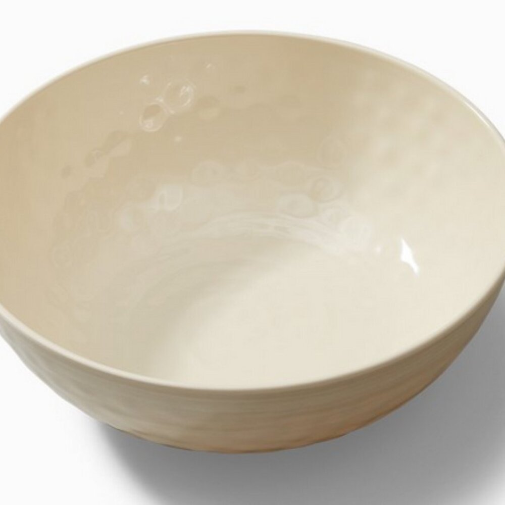 TOMMY BAHAMA Cream Swirl Melamine Serving Bowl 11" - Picture 3 of 16